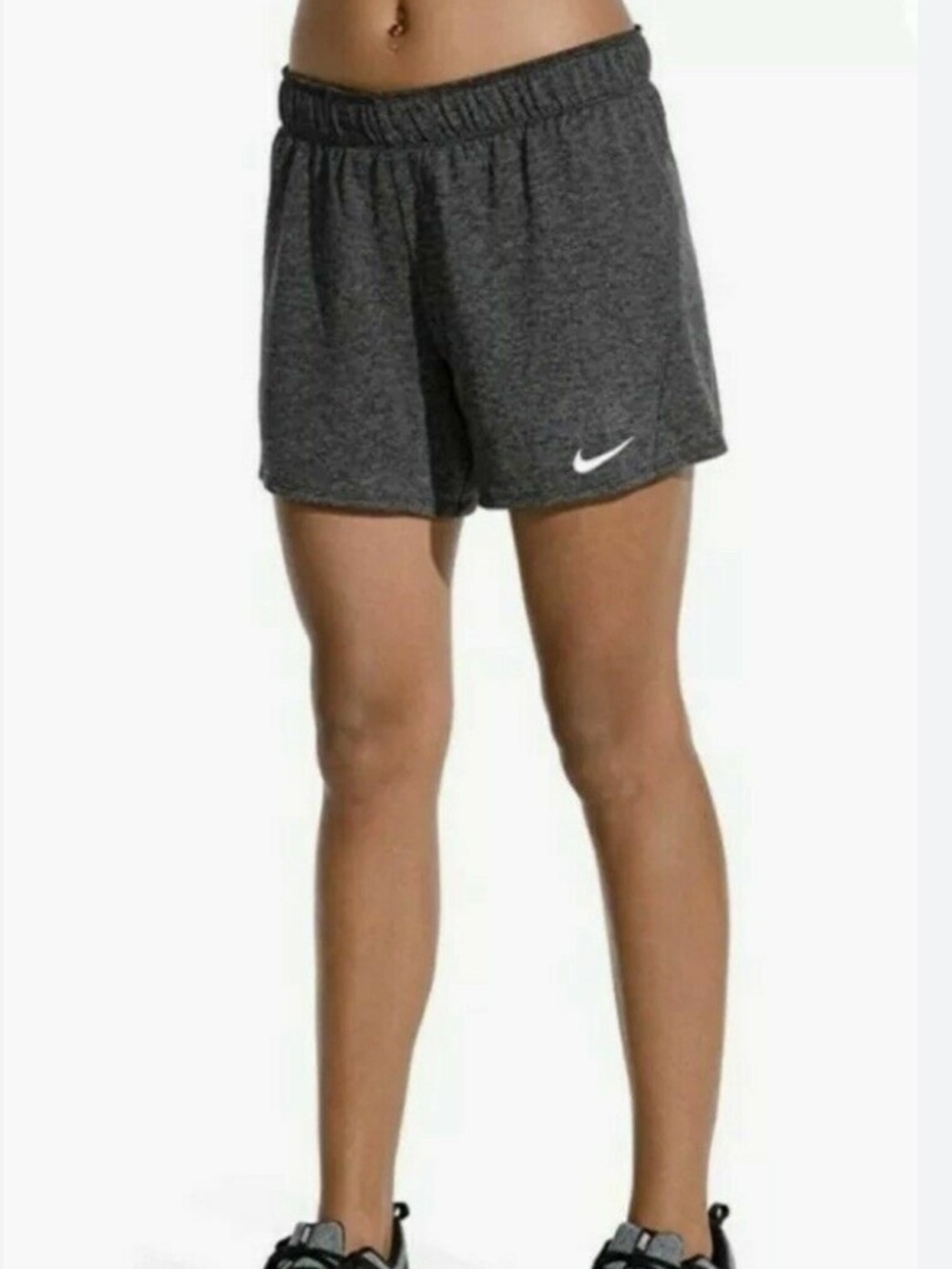 NIKE Dri-Fit Training Shorts Gray Size Large